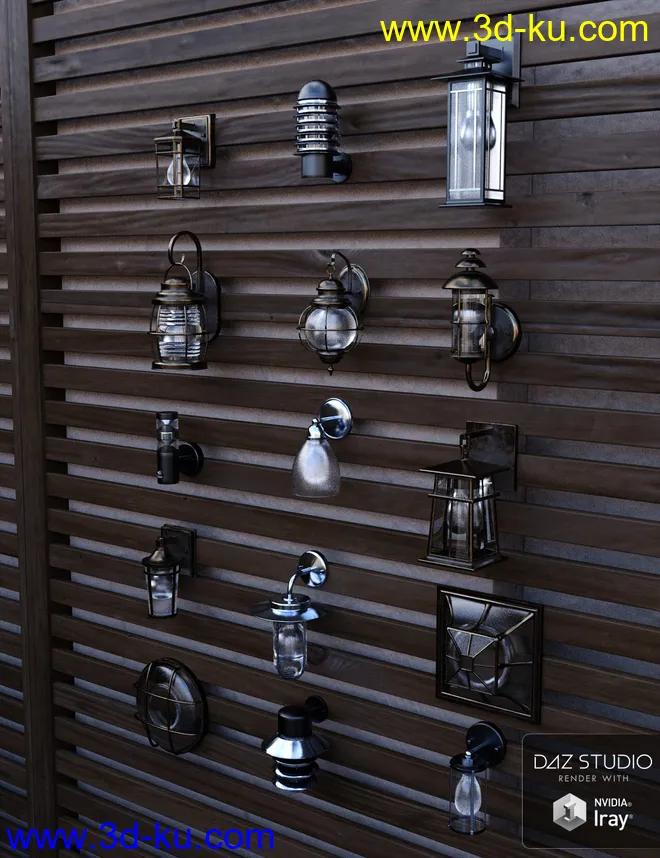 Contemporary Wall Lighting Vol 2模型的图片1