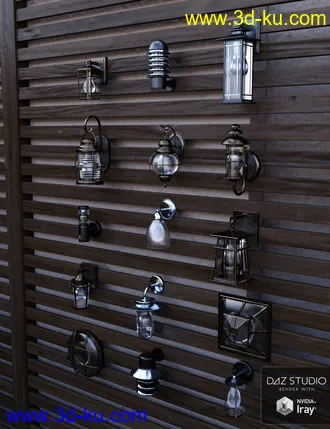 3D打印模型Contemporary Wall Lighting Vol 2的图片