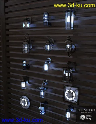 3D打印模型Contemporary Wall Lighting Vol 2的图片