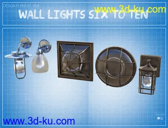 3D打印模型Contemporary Wall Lighting Vol 2的图片