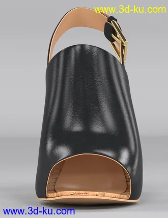 3D打印模型Cork Heels for Genesis 8 Female(s)的图片