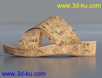 3D打印模型Cork Sandals for Genesis 8 Female(s)的图片