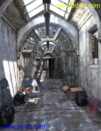 3D打印模型Corridor Clutter的图片