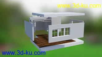 3D打印模型Cottage Living Room的图片