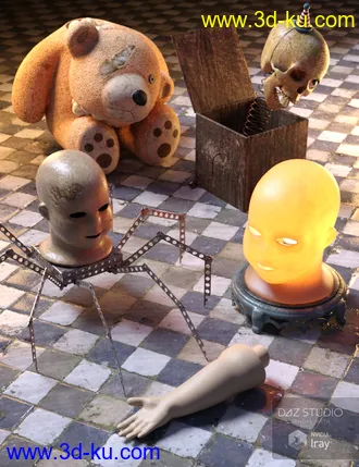 3D打印模型Creepy Curios的图片