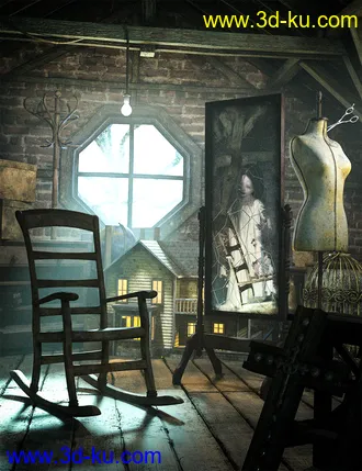 3D打印模型Creepy Old Attic的图片