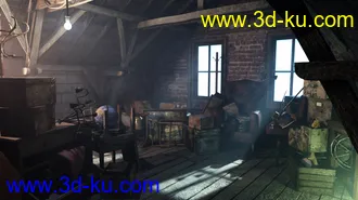 3D打印模型Creepy Old Attic的图片