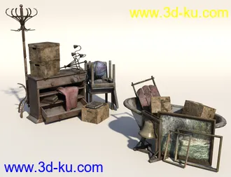 3D打印模型Creepy Old Attic的图片
