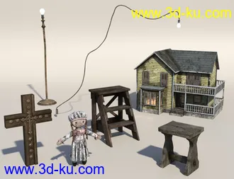 3D打印模型Creepy Old Attic的图片