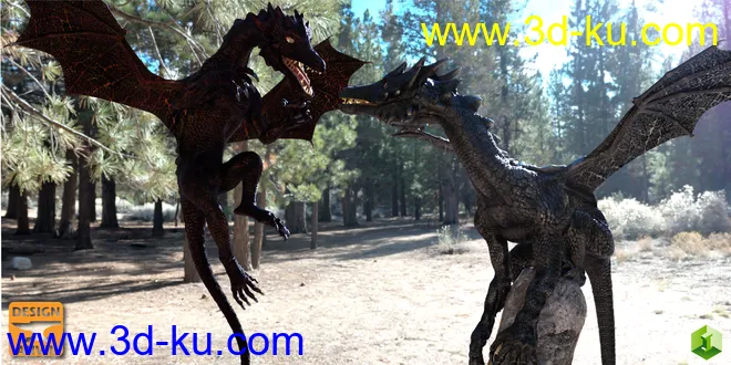 DA Dragonling HD for Daz Dragon 3模型的图片2