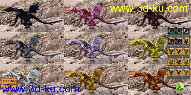 DA Dragonling HD for Daz Dragon 3模型的图片5
