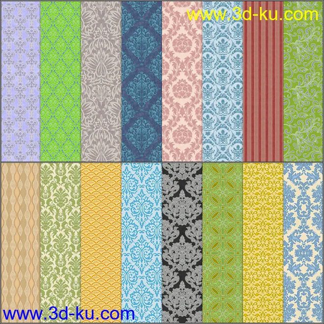Damask Patterns II模型的图片1