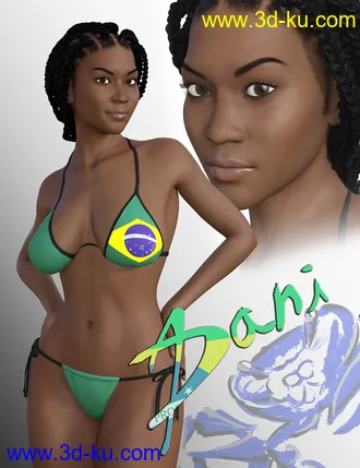 3D打印模型Dani for Genesis 3 Females的图片