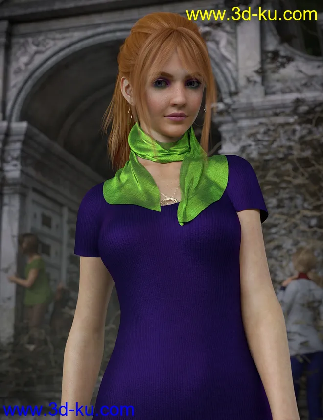 Daphni HD for Genesis 3 and 8 Female模型的图片1