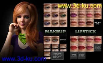 3D打印模型Daphni HD for Genesis 3 and 8 Female的图片