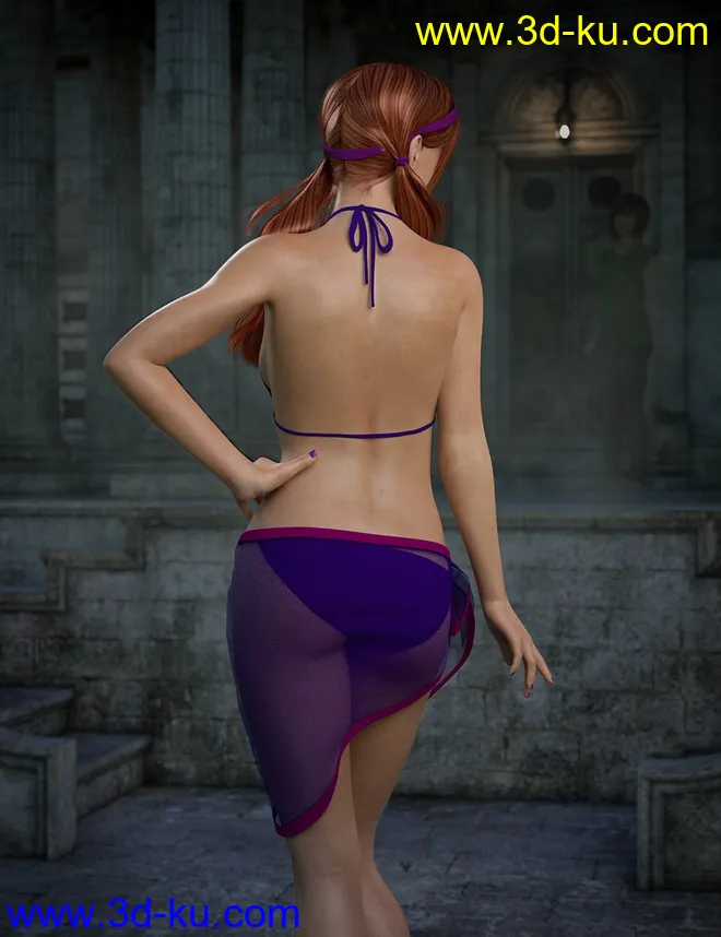 Daphni HD for Genesis 3 and 8 Female模型的图片6