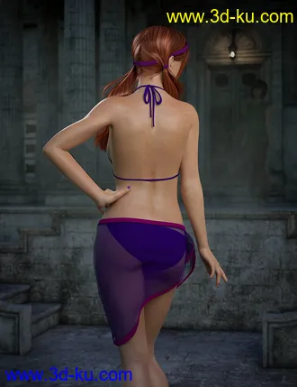3D打印模型Daphni HD for Genesis 3 and 8 Female的图片