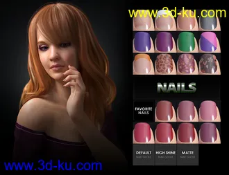 3D打印模型Daphni HD for Genesis 3 and 8 Female的图片