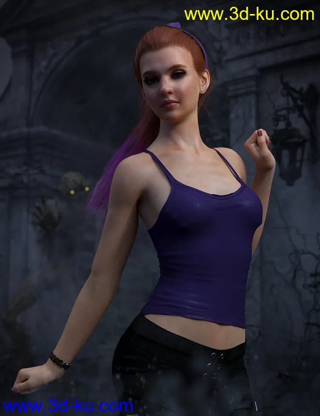 Daphni HD for Genesis 3 and 8 Female模型的图片9