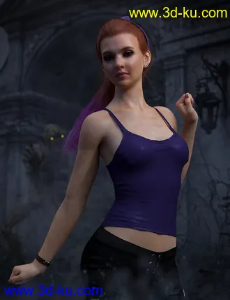 3D打印模型Daphni HD for Genesis 3 and 8 Female的图片