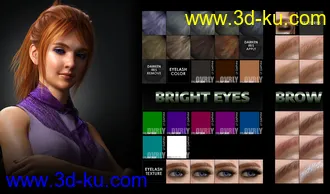 3D打印模型Daphni HD for Genesis 3 and 8 Female的图片