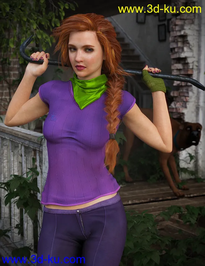 Daphni HD for Genesis 3 and 8 Female模型的图片14