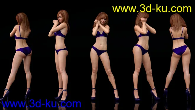 Daphni HD for Genesis 3 and 8 Female模型的图片15