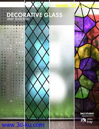 3D打印模型Decorative Glass - Iray Shaders的图片