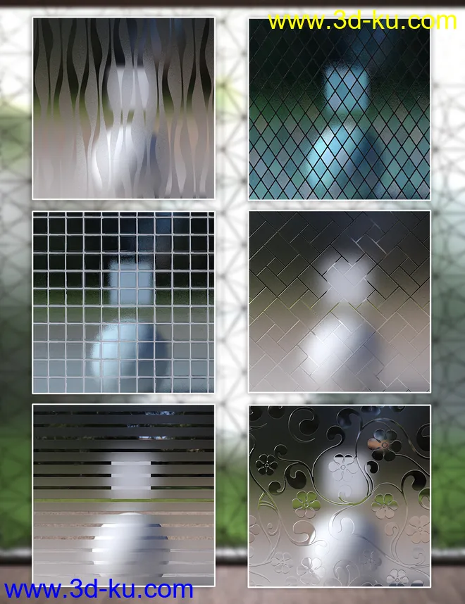 Decorative Glass - Iray Shaders模型的图片8
