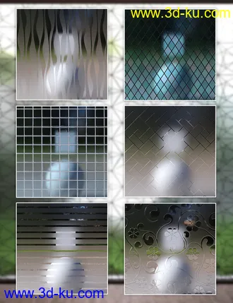 3D打印模型Decorative Glass - Iray Shaders的图片
