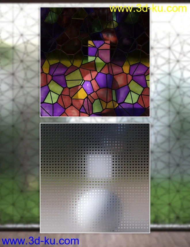 Decorative Glass - Iray Shaders模型的图片9