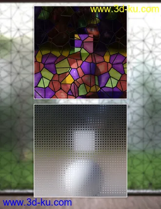 3D打印模型Decorative Glass - Iray Shaders的图片
