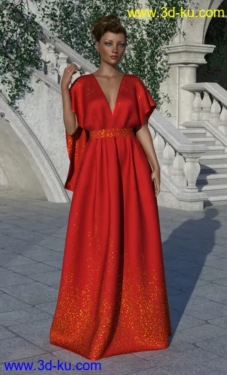 3D打印模型dForce - Jessica Gown for G8F的图片