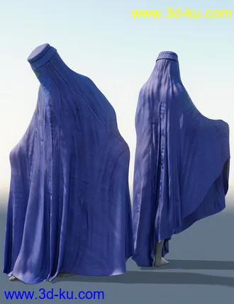3D打印模型dForce Afghan Burqa for Genesis 8 Female(s)的图片