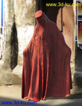 3D打印模型dForce Afghan Burqa for Genesis 8 Female(s)的图片