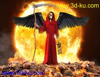 3D打印模型dForce Angel of Death for Midnight Skeleton的图片