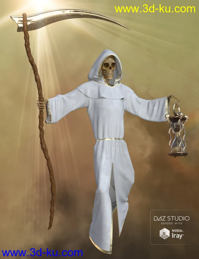 dForce Angel of Death for Midnight Skeleton模型的图片8