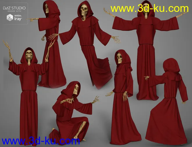 dForce Angel of Death for Midnight Skeleton模型的图片9