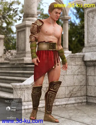 3D打印模型dForce Aries Outfit for Genesis 8 Male(s)的图片