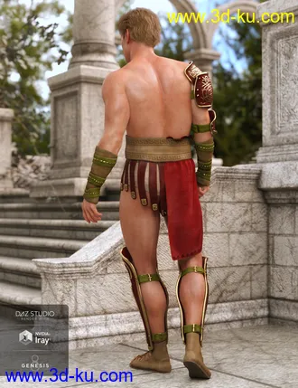 3D打印模型dForce Aries Outfit for Genesis 8 Male(s)的图片