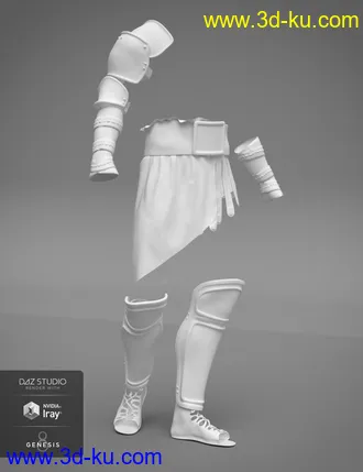 3D打印模型dForce Aries Outfit for Genesis 8 Male(s)的图片