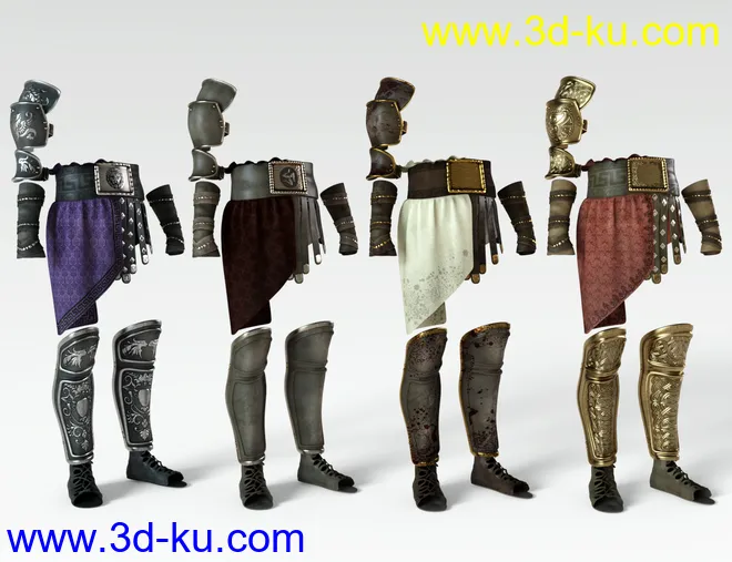 dForce Aries Outfit Textures模型的图片6