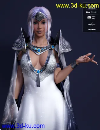 3D打印模型dForce Astral Jossie Outfit for Genesis 8 Female(s)的图片