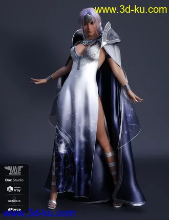 3D打印模型dForce Astral Jossie Outfit for Genesis 8 Female(s)的图片
