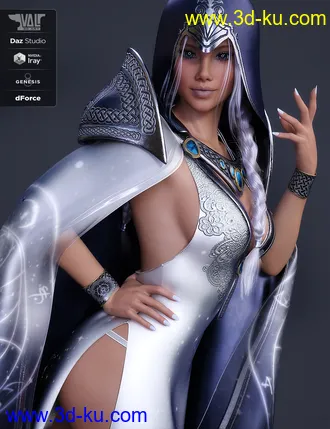 3D打印模型dForce Astral Jossie Outfit for Genesis 8 Female(s)的图片