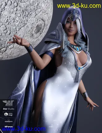 3D打印模型dForce Astral Jossie Outfit for Genesis 8 Female(s)的图片