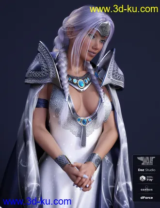 3D打印模型dForce Astral Jossie Outfit for Genesis 8 Female(s)的图片
