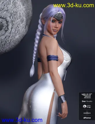 3D打印模型dForce Astral Jossie Outfit for Genesis 8 Female(s)的图片