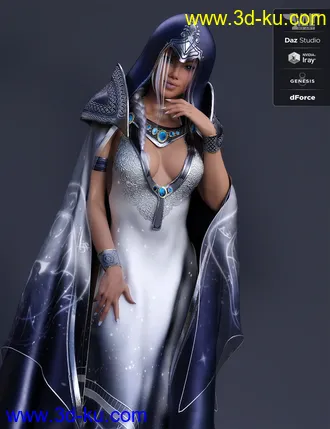 3D打印模型dForce Astral Jossie Outfit for Genesis 8 Female(s)的图片