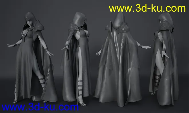 dForce Astral Jossie Outfit for Genesis 8 Female(s)模型的图片14